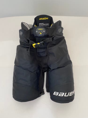 Senior Bauer Supreme Mach Hockey Pants Black Medium