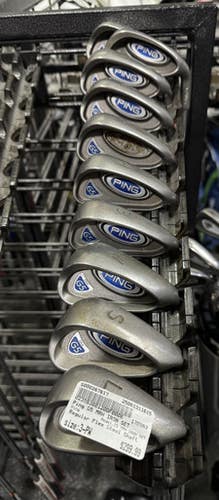 Ping (Used) Right Handed Men's Regular Flex Steel Shaft 8 Pieces Iron Set