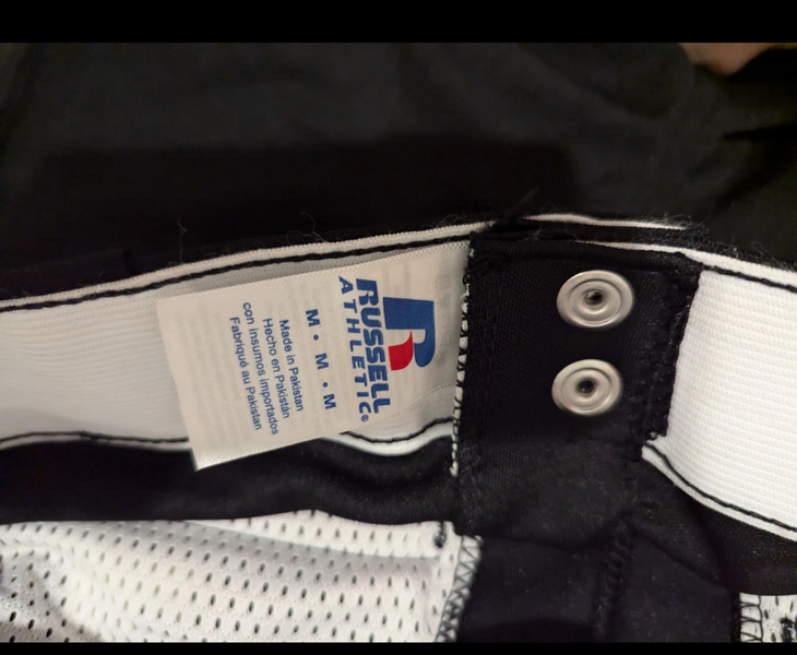 Black Russell Softball Athletic Pants (New)