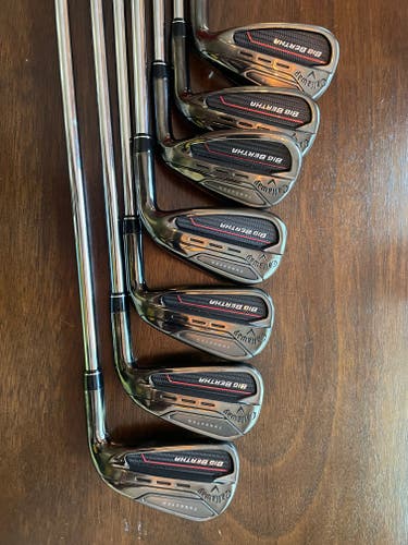 Men's 2023 Callaway Big Bertha 23 Right Handed Iron Set Regular Flex Steel Shaft (Used)