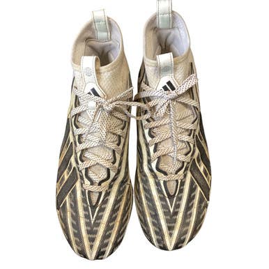 Used Adidas LAX Cleats Mens White Senior 10 11479-S000399066