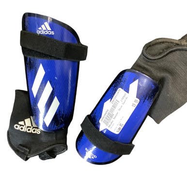 Used Adidas Soccer Shin Guards Youth Royal Blue XS 11479-S000399058