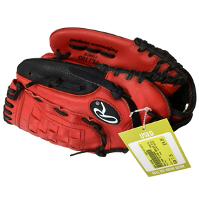 Used Rawlings PLAYER SERIES BB/SB Glove RH Throw Red 11" 11613-S000164006