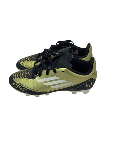 Used Adidas MESSI F 50 Soccer Cleats Black And Gold Junior 03 11347-S000251459