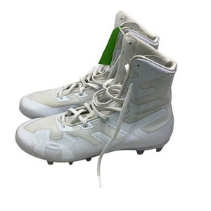 Used Under Armour Adult FB Cleats White Senior 11 11347-S000251458