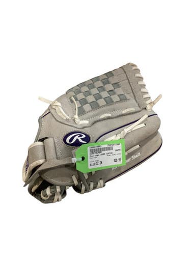 Used Rawlings SURE CATCH BB/SB Glove RH Throw Grey 12" 11884-S000049093