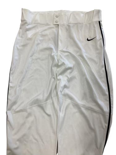 Used Nike WHITE BLK PIN STRIPE BB/SB Pant Mens White LG 11884-S000049056