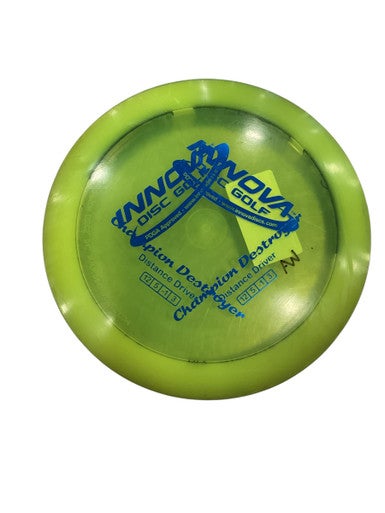 Used Innova CHAMPION DESTROYER Disc Golf Driver Yellow 11884-S000049034