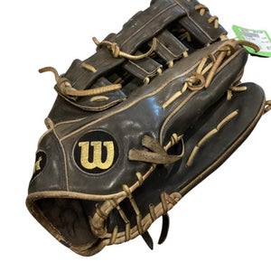Used Wilson A2000 BB/SB Glove RH Throw Black 12 3/4" 11884-S000049036