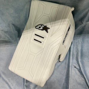 White Intermediate Brian's Optik X3 Goalie Blocker