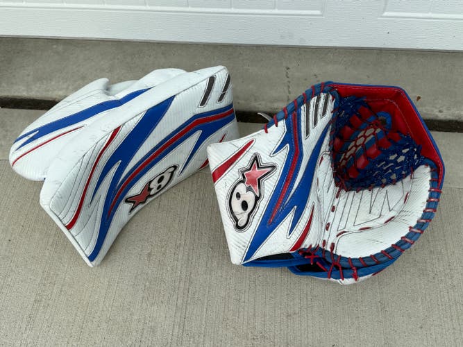 Brian's Intermediate Pro Custom Glove and Blocker Set Regular (Used)