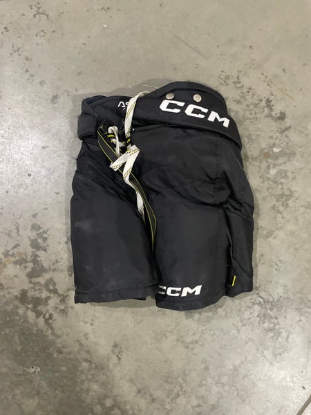 Black Junior Medium CCM Tacks AS-V Pro Hockey Pants (Used)