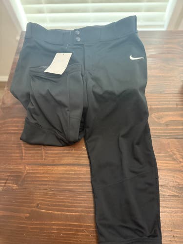 Black Women's Adult Medium Nike Game Pants (New)