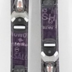 Salomon Fish Twin Tip Kids Skis with Bindings - 110 cm Used