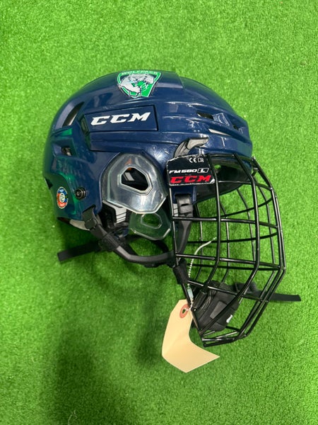 Blue Large CCM Tacks 910 Helmet (Used)