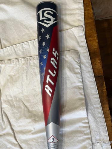 2025 Louisville Slugger Atlas Alloy BBCOR Certified Bat (-3) 30 oz 33" (Used)