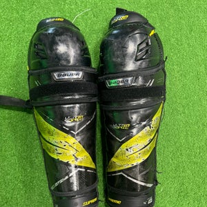 Senior Bauer Supreme ultrasonic Shin Pads 14" (Used)