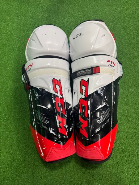 Senior CCM Jetspeed FT4 pro Shin Pads 13" (Used)