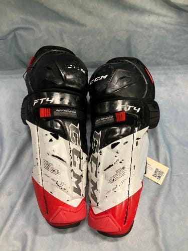 Junior CCM JetSpeed FT4 Shin Pads 11" (Used)