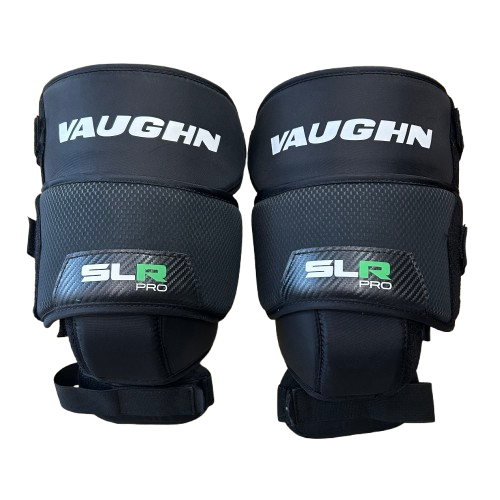 Vaughn SLR Pro - Used Senior Pro Stock Goalie Knee Pads (Black)