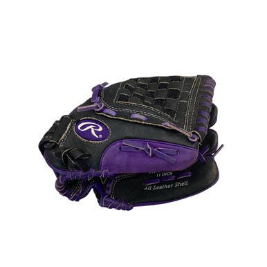 Used Rawlings SURE CATCH BB/SB Glove RH Throw Black 11" 11760-S000079120