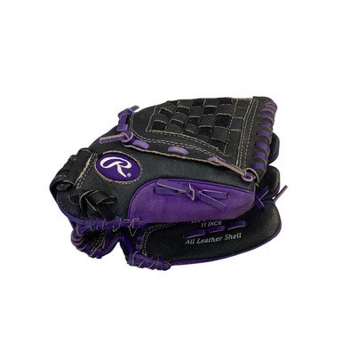 Used Rawlings SURE CATCH BB/SB Glove RH Throw Black 11" 11760-S000079120