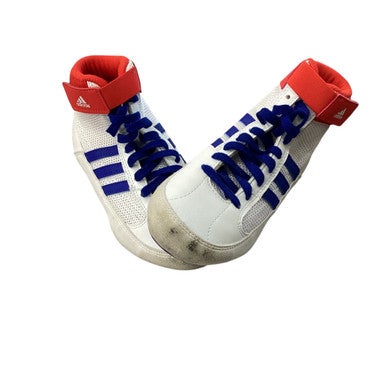 Used Adidas Wrestling Shoes White Junior 01.5 11760-S000079107