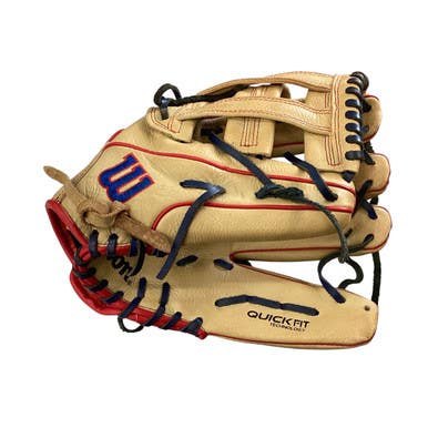Used Wilson A500 BB/SB Glove RH Throw Almond 12" 11760-S000079054