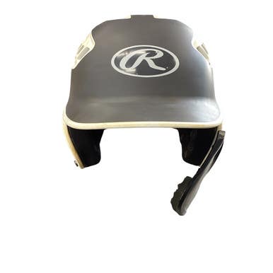 Used Rawlings BASEBALL HELMET Batting Helmet No Mask Grey MD 11760-S000079053