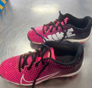 Used Nike SHOE BB/SB Cleats Pink Junior 02.5 11497-S000150443