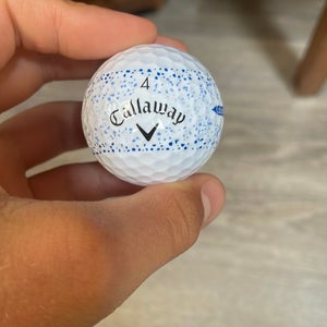 Single Callaway Super Soft *rare* Blue Splatter And Pink
