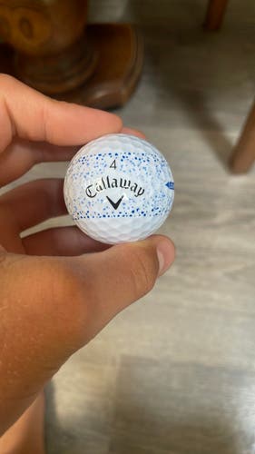 Single Callaway Super Soft *rare* Blue Splatter And Pink