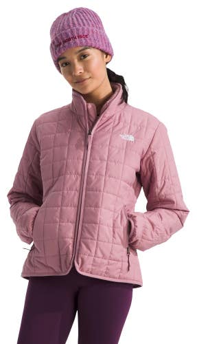 The North Face Junction Insulated Jacket Womens 2XL Mauve Fleece Lined QLW799