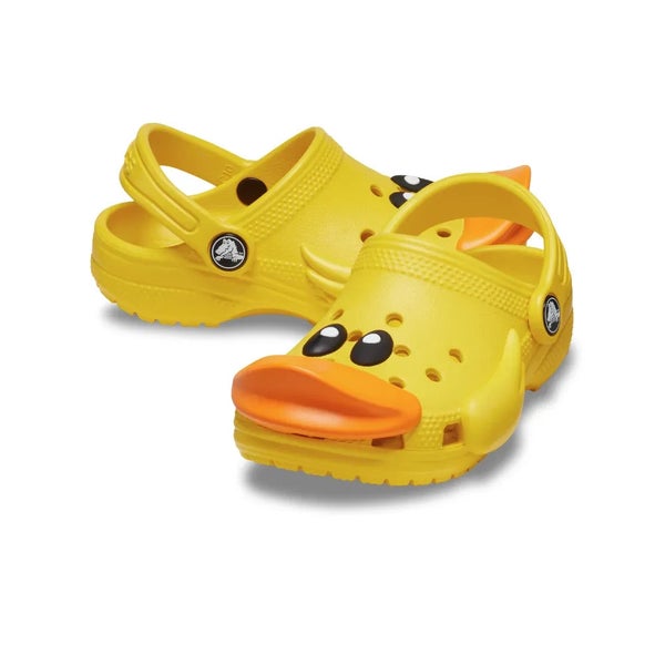 Crocs Classic I AM Rubber Ducky 210017-75Y Clog Kids US 4 Sunflower Shoes QLW803