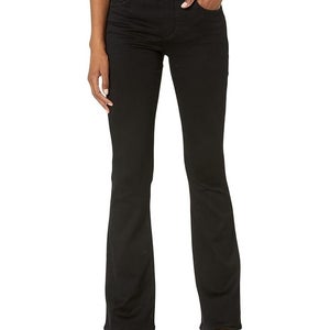 KUT from the Kloth Natalie Bootcut Jeans Women's 6 Black Denim High Rise QLW804