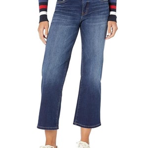 KUT from the Kloth Charlotte Fab AB Culotte Jeans Womens 12 Blue Wide Leg QLW805