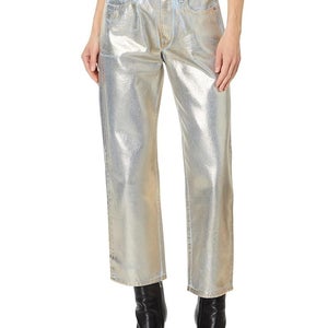 Levi's 501 90s Ankle Jeans Womens 25X27 Optical Illusion Denim Zip Fly QLW793