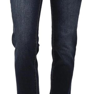 KUT from the Kloth Catherine Boyfriend Jeans Womens 4 Blue Denim Cuffed QLW792