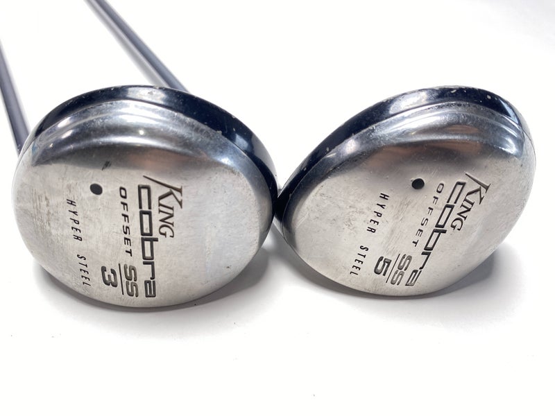 Cobra SS Hyper Steel 3 & 5 Fairway Wood Set 15* 18* Graphite Design Womens RH