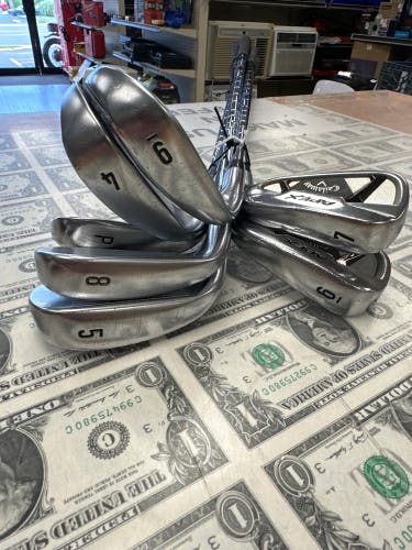 Men's Callaway Apex Right Handed Iron Set  Steel Shaft (Used)