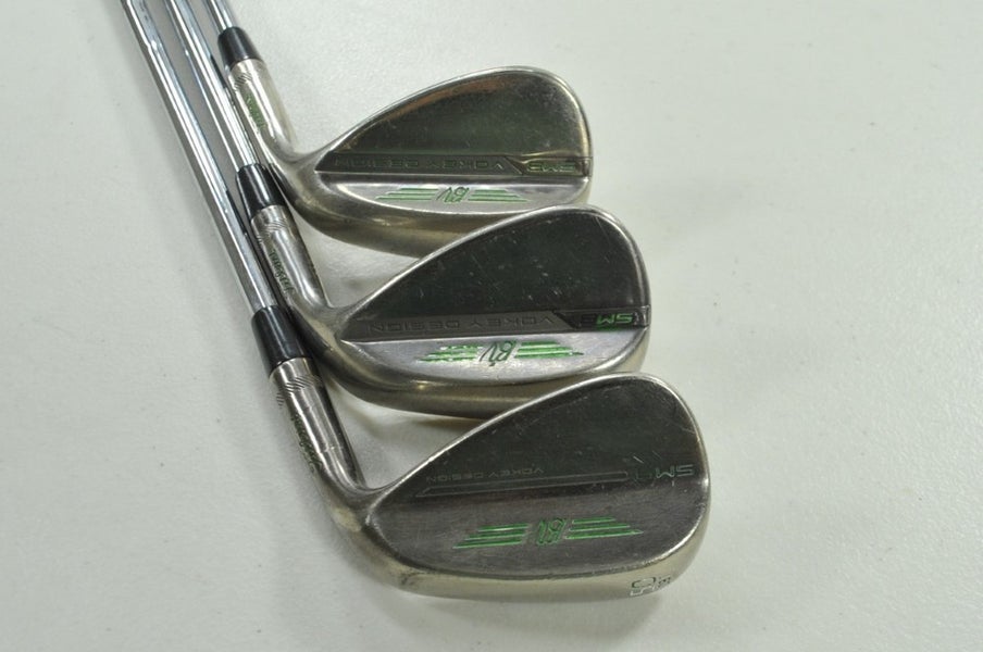 Titleist Vokey SM8/SM9 Brushed Steel 50*,54*,60* Wedge Set Right Steel # 199736