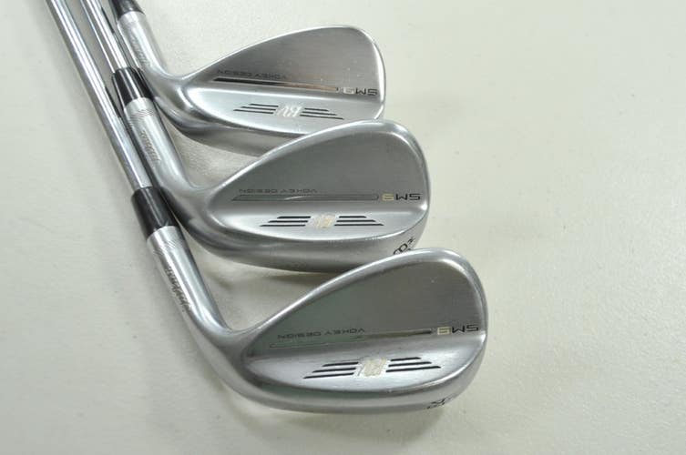 Titleist Vokey SM9 Tour Chrome 50*, 54*, 58* Wedge Set Right Steel # 199738