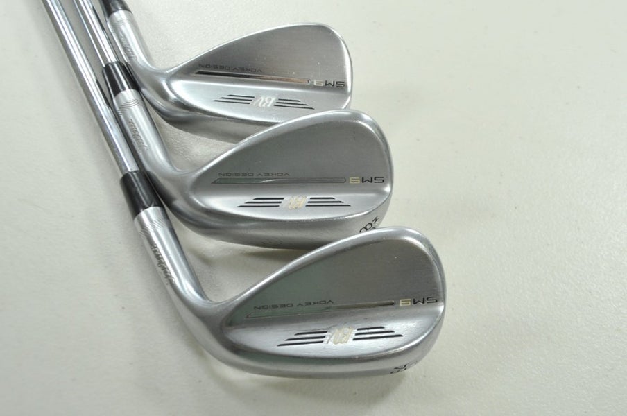 Titleist Vokey SM9 Tour Chrome 50*, 54*, 58* Wedge Set Right Steel # 199738