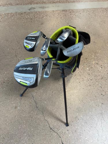 Top Flite Junior Clubs (Full Set) Left Hand 6 Pieces (Used)