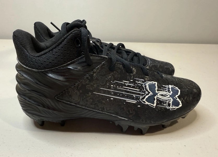 Size 4Y Youth Under Armour Blur Select MC Select Black Football Cleats