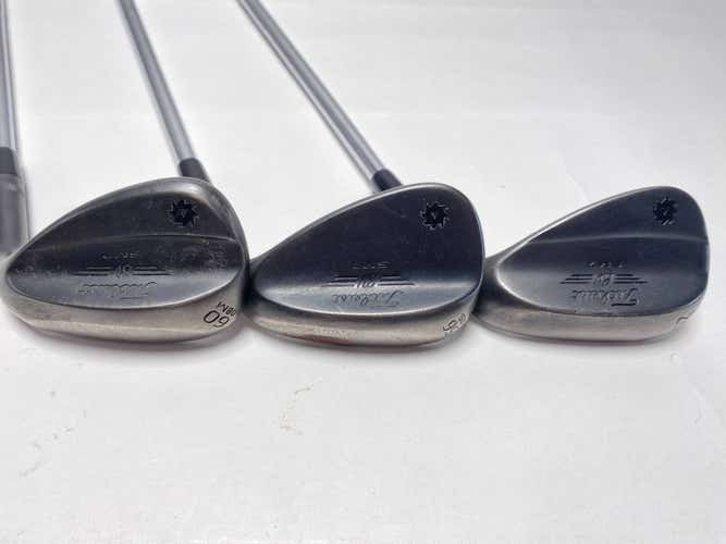 Titleist Vokey SM7 Jet Black Wedge Set 52* 8 56* 10 | 60* 8 Wedge Steel Mens RH