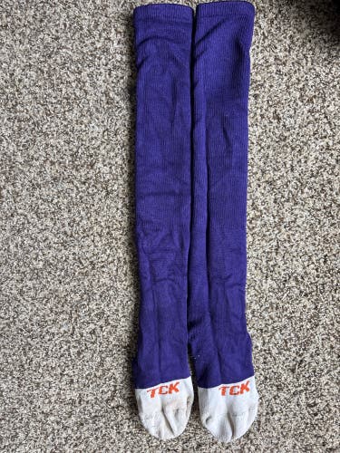 Purple Softball socks
