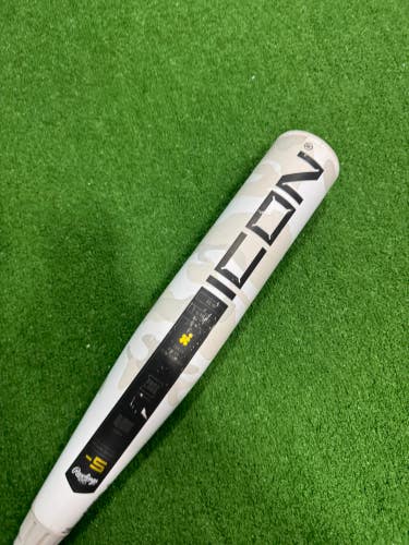 2025 Rawlings Icon Composite Bat USSSA Certified (-5) Composite 25 oz 30" (Used)