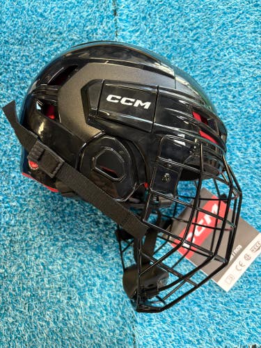 Black Medium CCM Tacks 70 Helmet (Used)