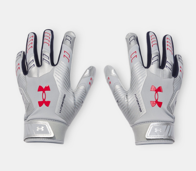 NWT men's XL UA UNDER ARMOUR F9 nitro RECEIVER FOOTBALL GLOVES limited edition